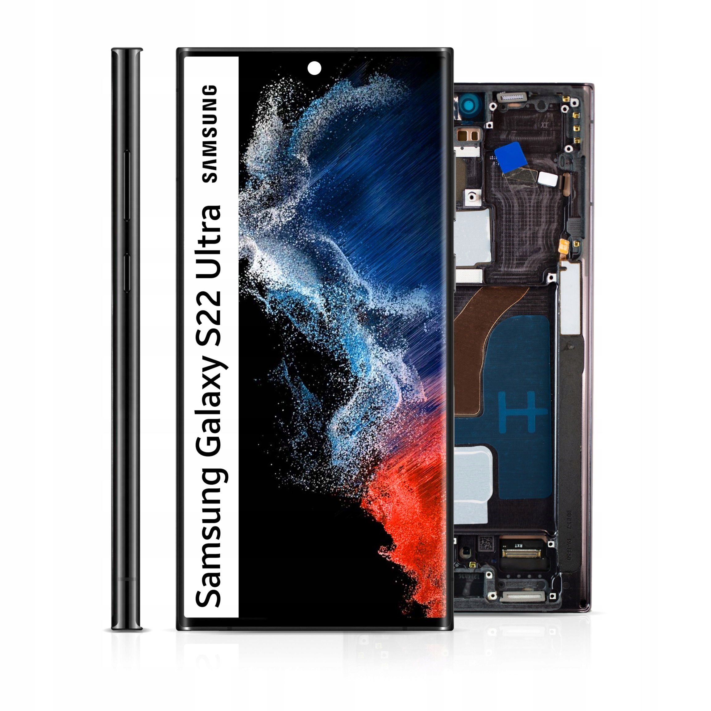 SM-S908U LCD pre Samsung S22 Ultra Service Pack Rámček Matrica Oled Full Size