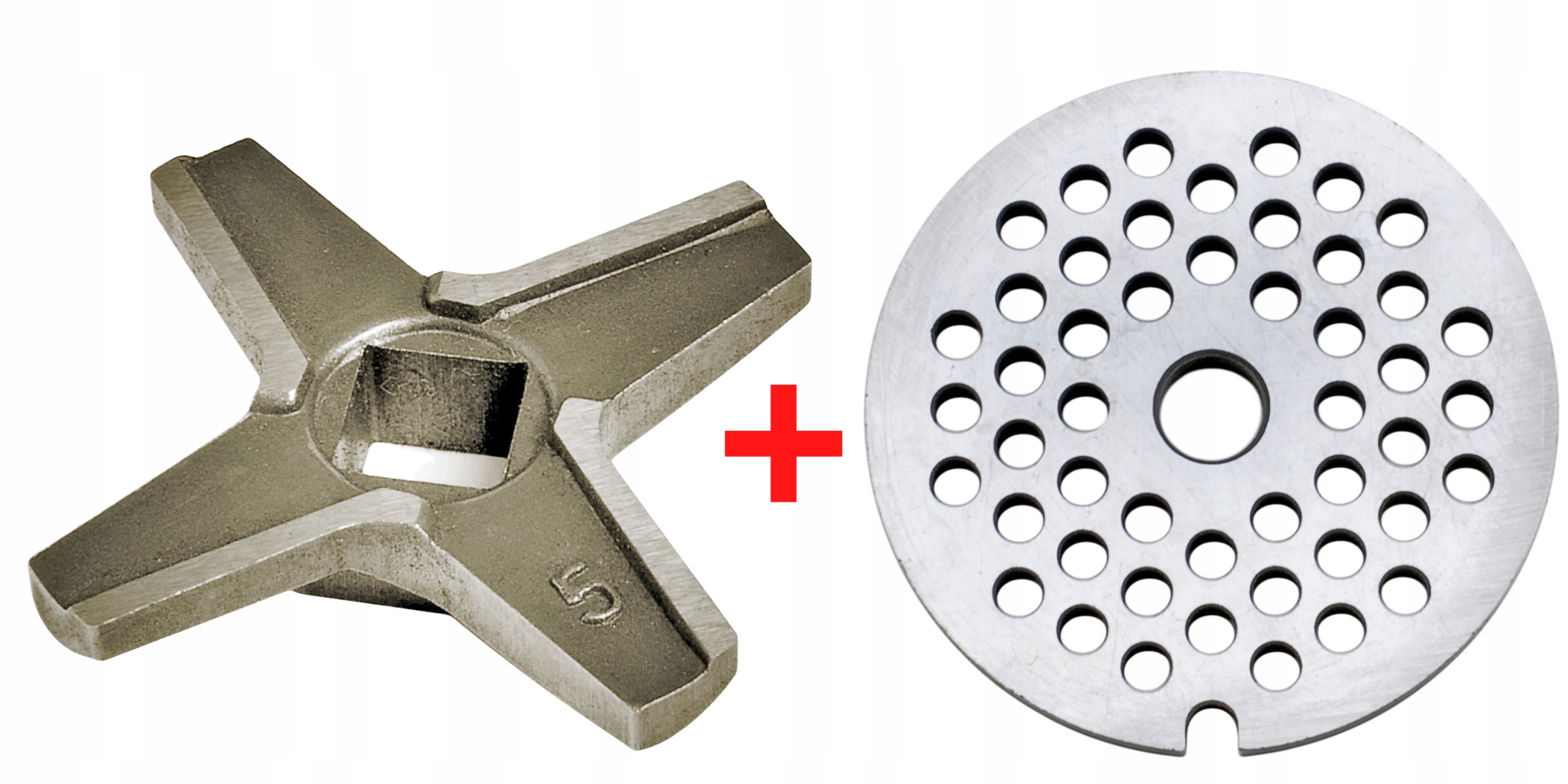 NOŻYK JEDNOSTRONNY NR 5 + SITKO FI 4 MM DO MASZYNKI ZELMER BOSCH KOMORA 5