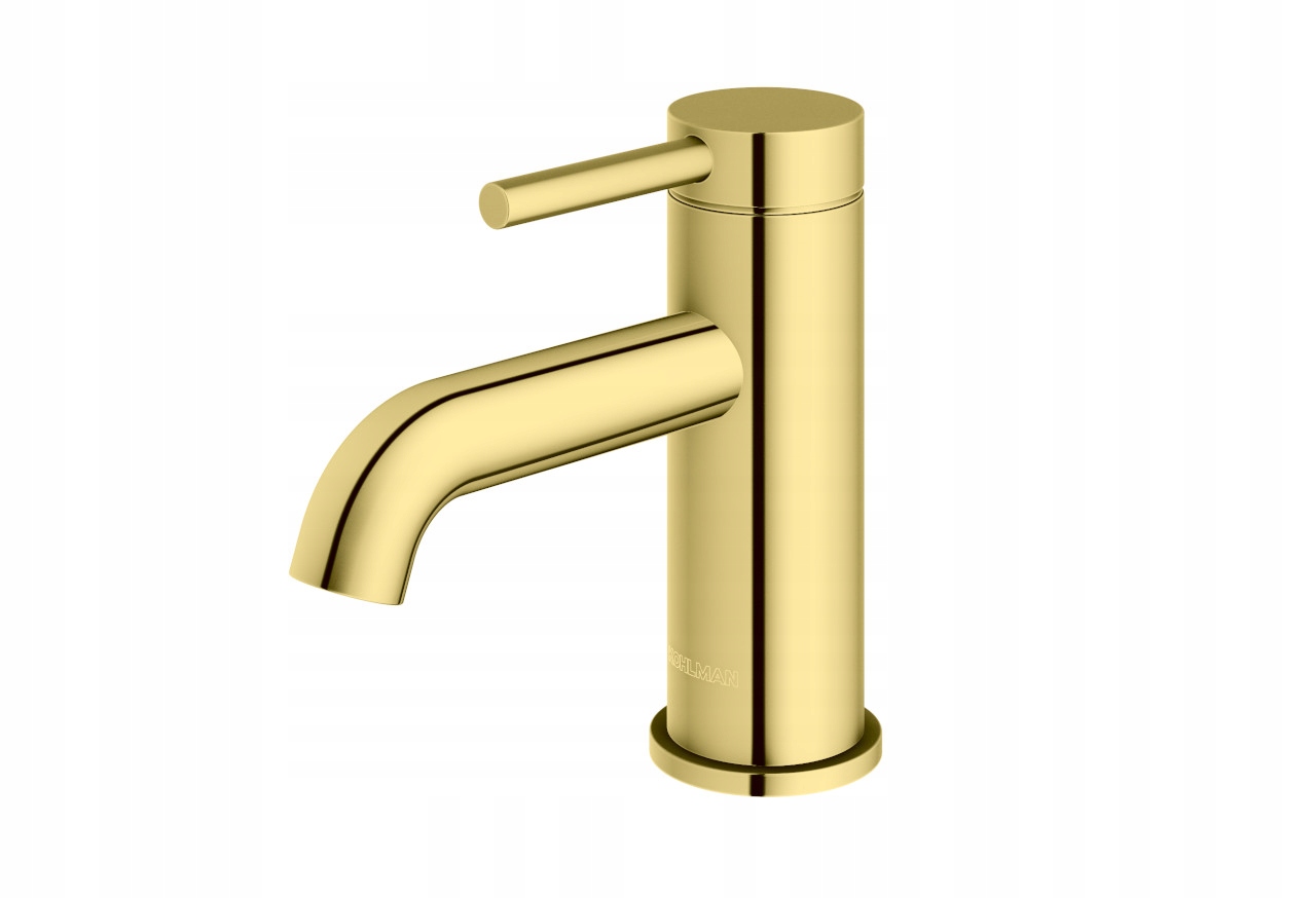 Stojanková umývadlová batéria Kohlman Axel Gold zlatá QB100AGD
