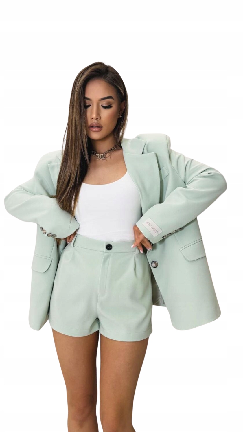 Kraťasy kraťasy Millagro Cindy Bavlněné Elegantní zelené/matcha