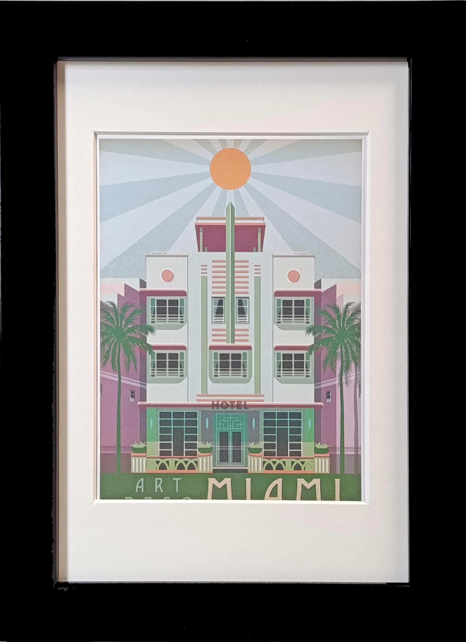 Rámeček k postavení a zavěšení 21x30 černý 3 cm dřevo pasparta
