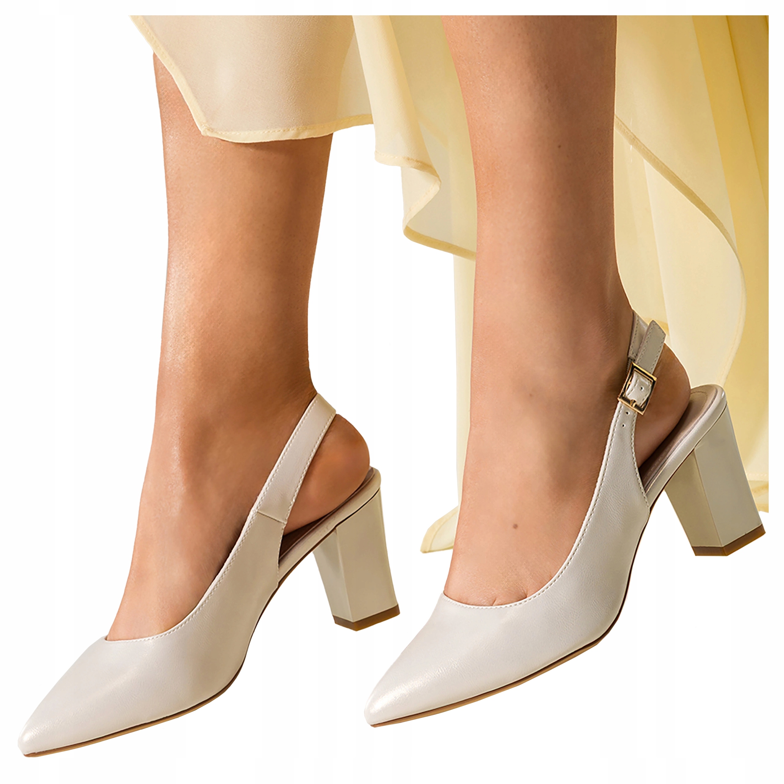 Perlové Lodičky Dámské Klasické Odhalená Pata Pohodlné Stélka Kůže vel 38