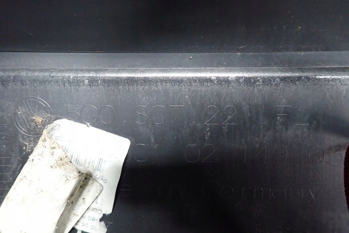 VW GOLF VII LIFT 17- front bumper front