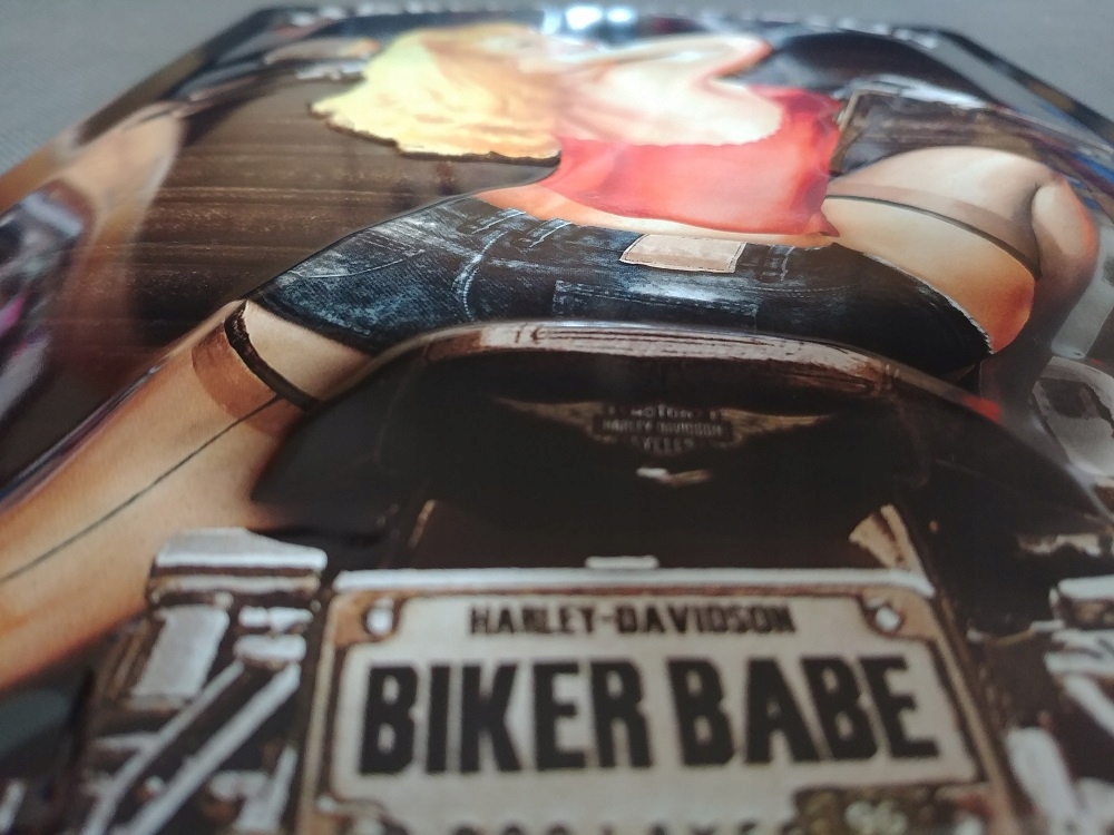 Tablica szyld HARLEY-DAVIDSON BIKER BABE metalowy Numer katalogowy producenta 22214