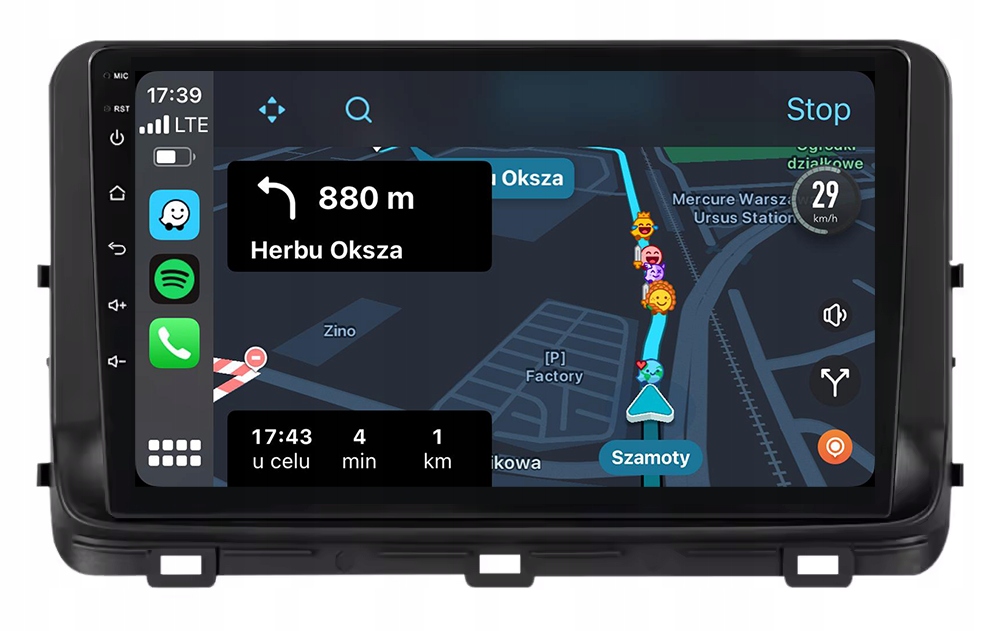 Kia Ceed 3 2018-2022 Rádio Navigace Android Auto Carplay Duduauto