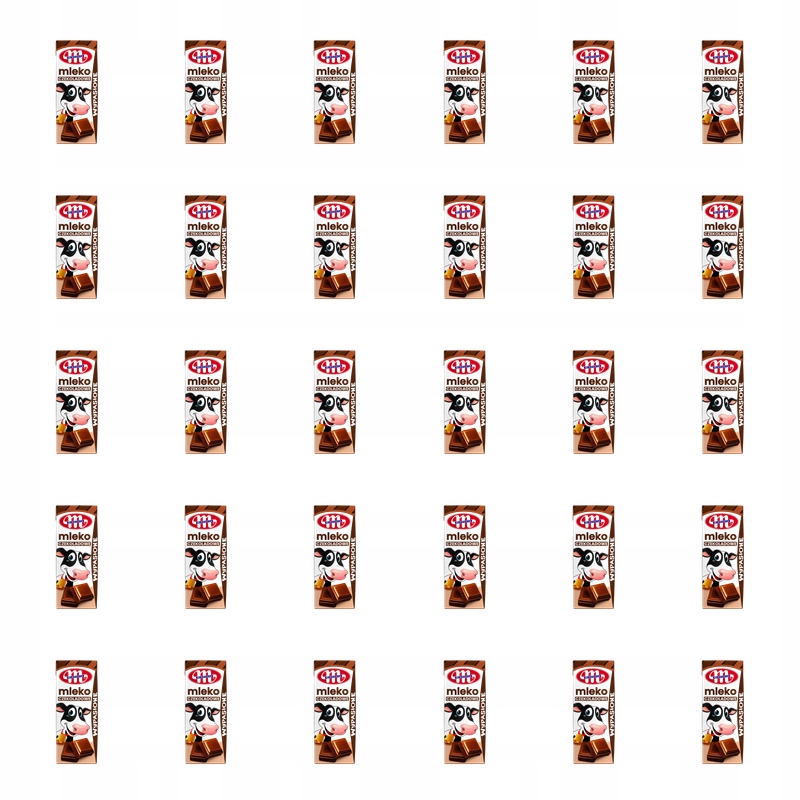 Mlekovita Skvělé čokoládové Uht mléko 200 ml s brčkem X30