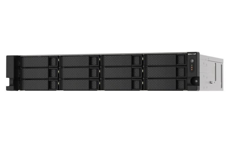 Qnap TS-1273AU-RP-8G 12-zátokový Nas server, Amd Ryzen, 8GB Ram, 2x 2,5Gb