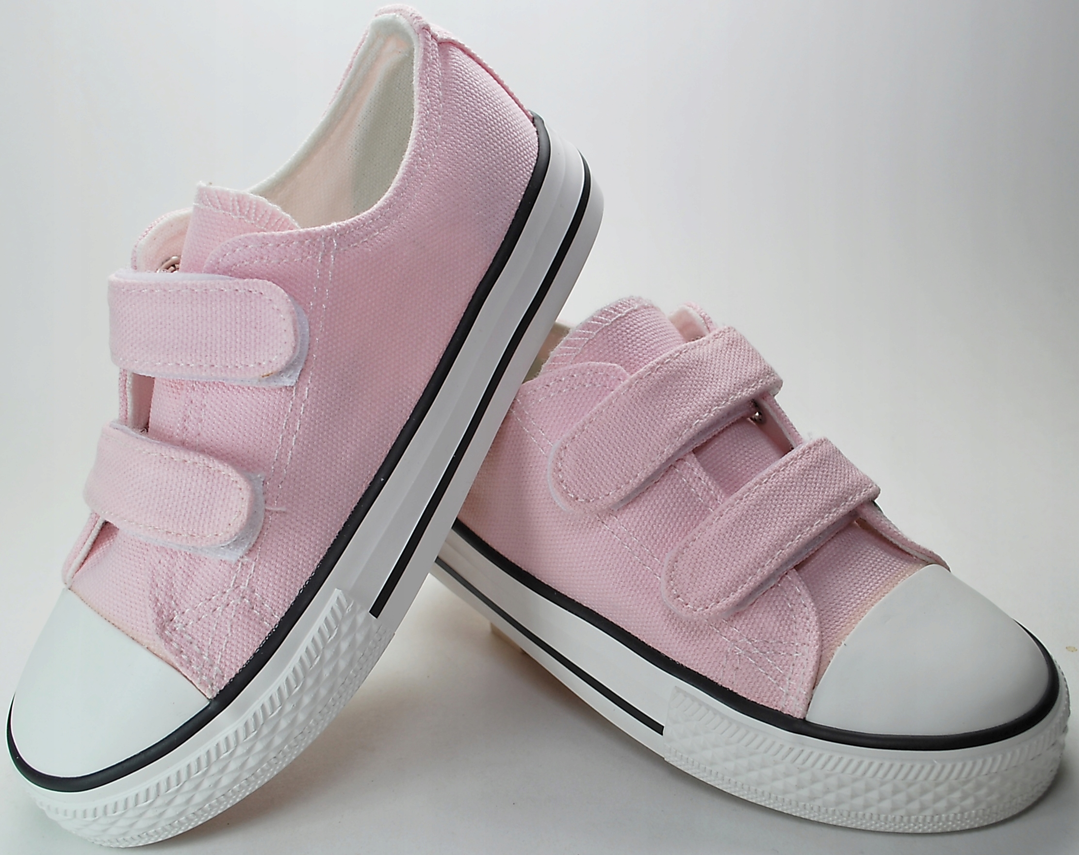 RÓŻOWE KRÓTKIE TRAMPKI TENISÓWKI na rzepy r 28 Płeć dziewczynki