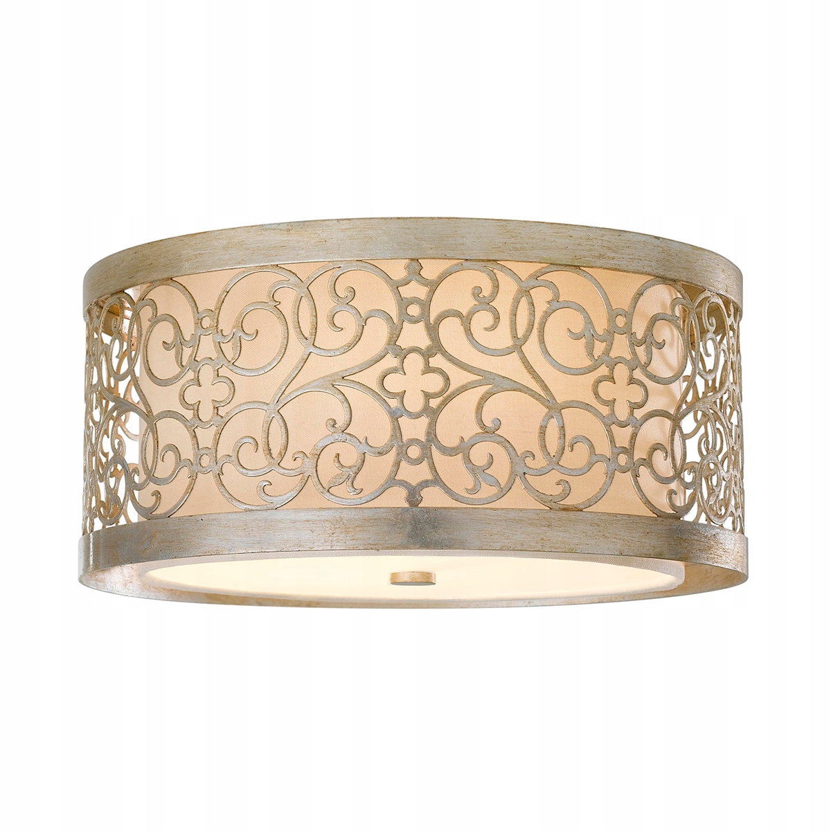 Stropná lampa stropné svietidlo s prelamovaným tienidlom, okrúhla, 38 cm Feiss