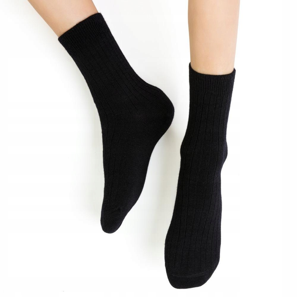 

Steven bezuciskowe Merino Wool 130 czarny 26-28