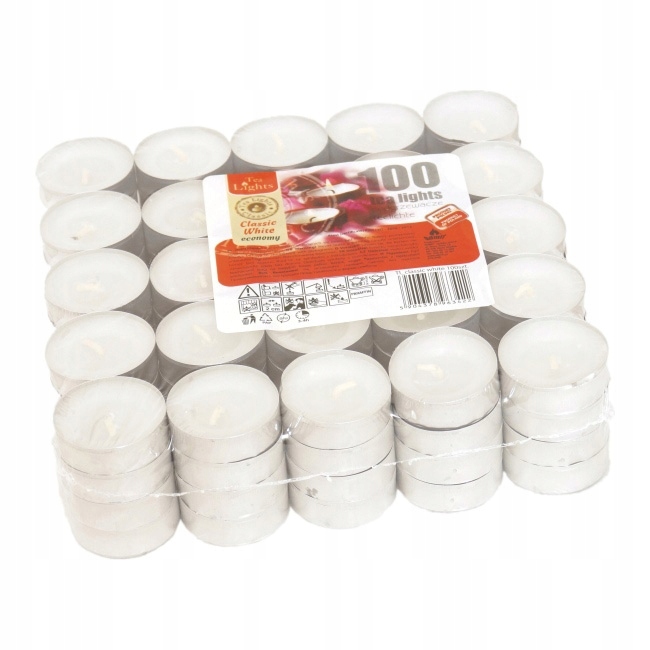 

Świeca tealight parafinowa Bezwonny 100 szt.