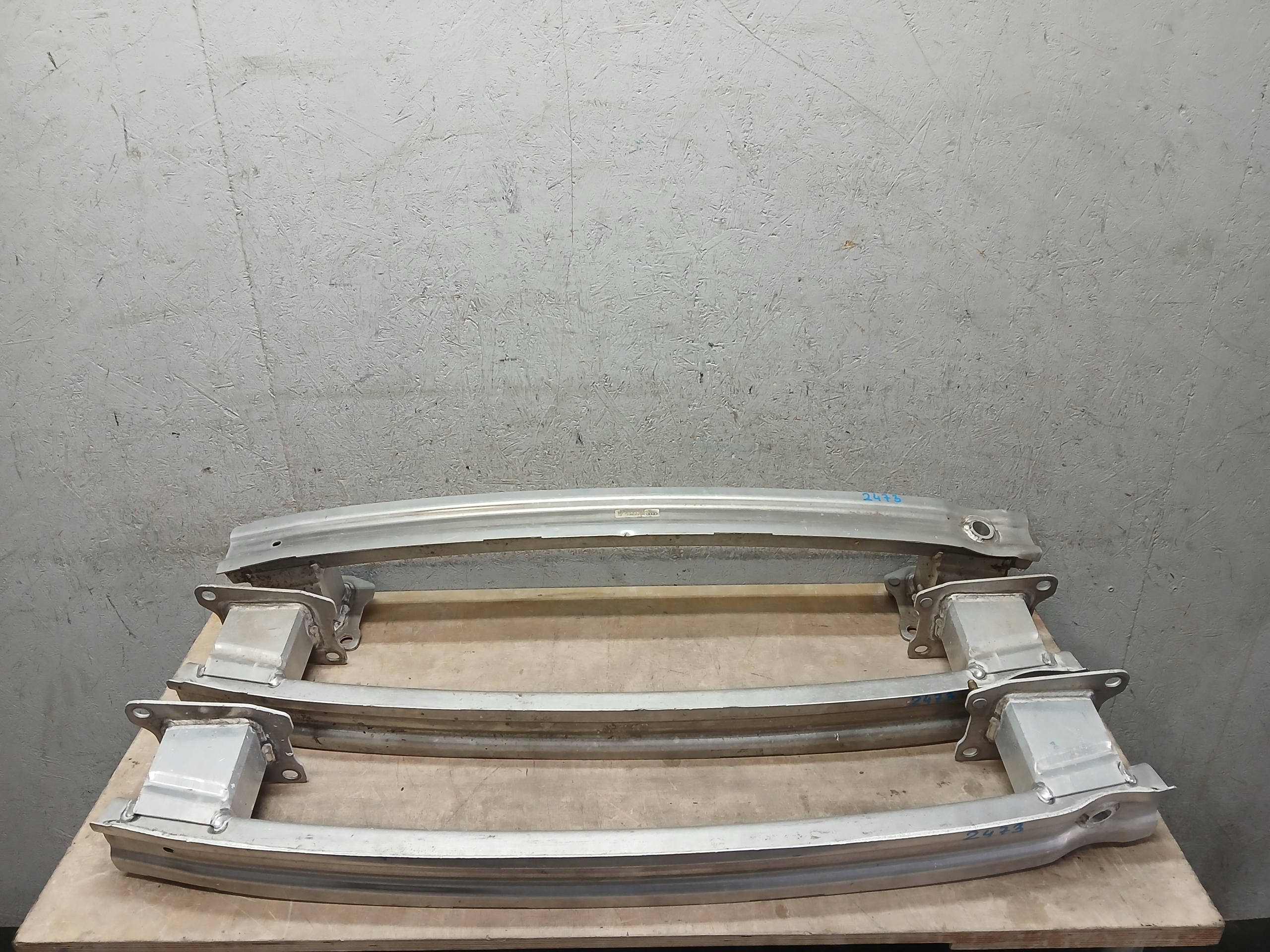 bumper support rear part AUDI A4 B9 16- 8W0807309H