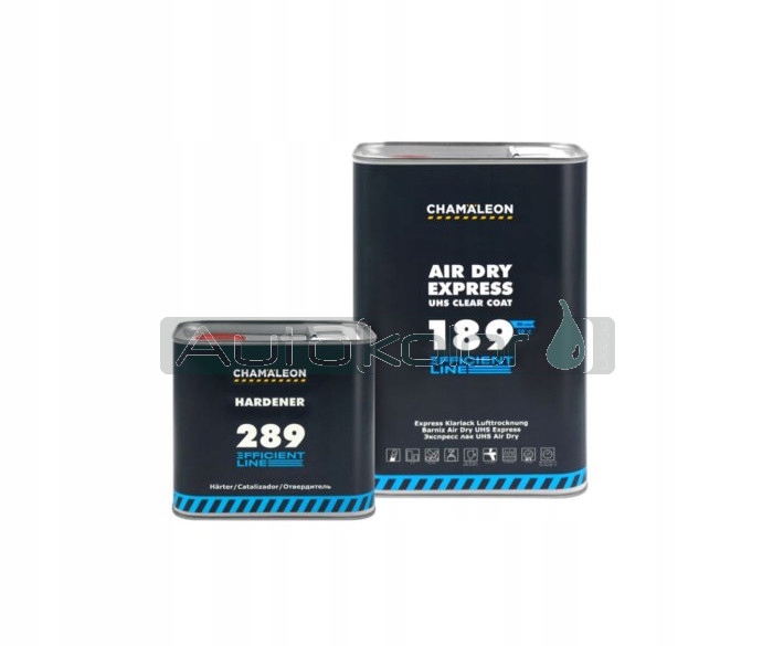 189 Lakier bezbarwny UHS EXPRESS air dry 2:1 5L + Utwardzacz 2,5L - 1kpl.