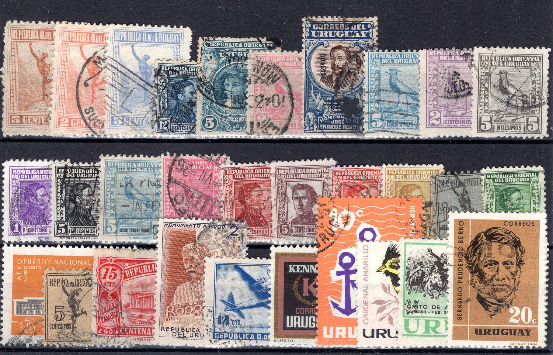 Pakiet Urugwaj 30 znaczków kasowane [19]