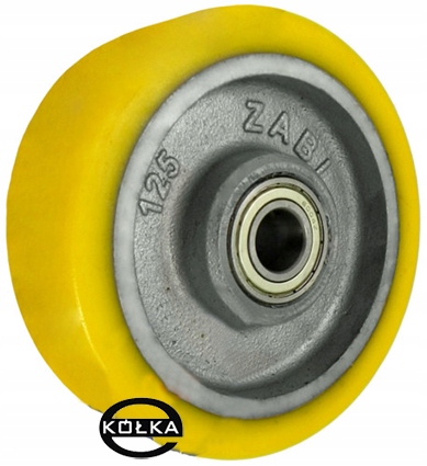 Litinové kolečko s polyuretanem pro vysoké zatížení