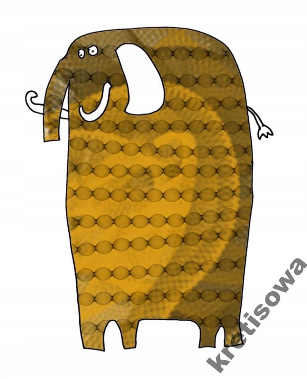 

Męska Koszulka Słoń Elephant Trąba Wzory s8b