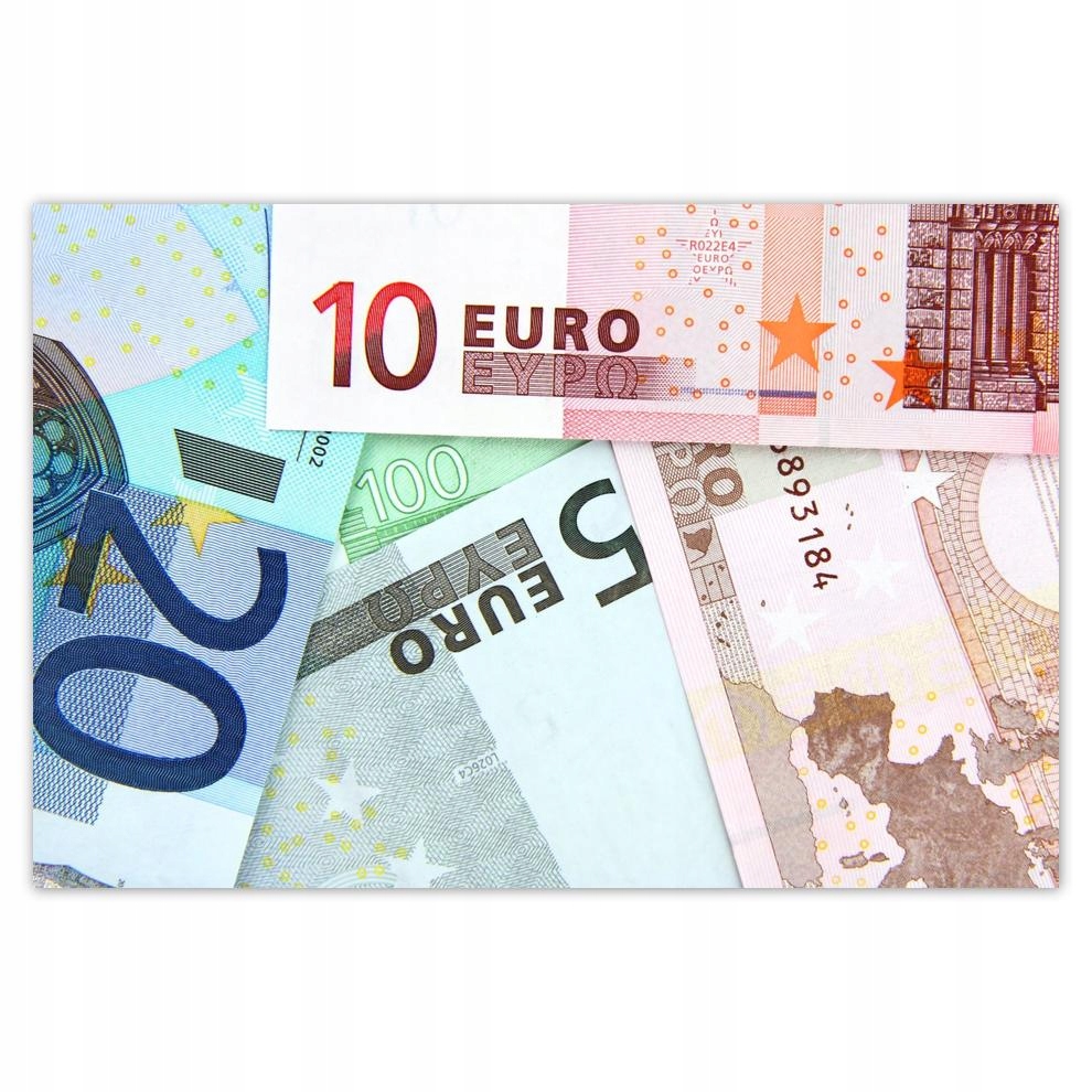 

Plakat 60x40 Banknoty Euro Forsa Kasa