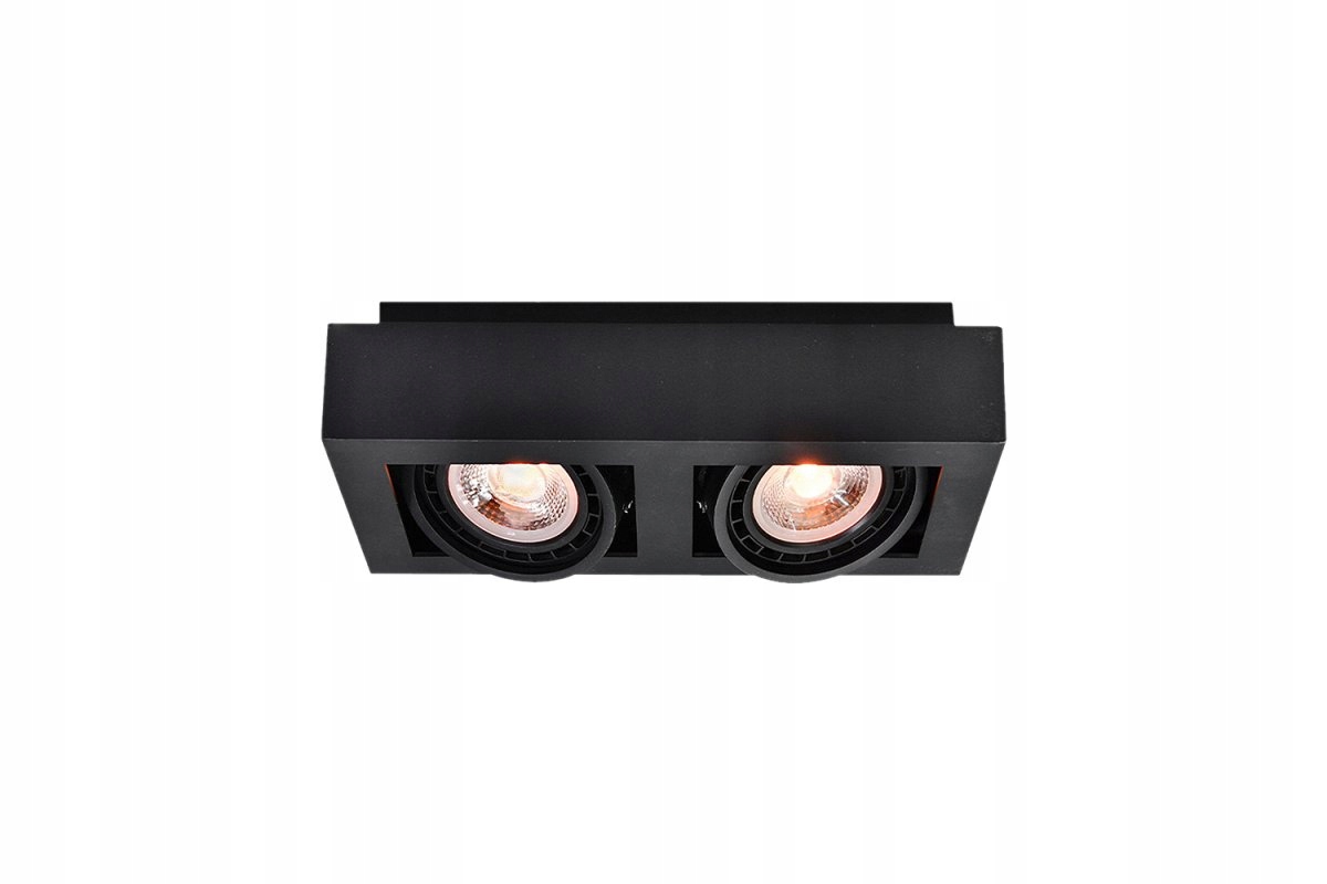 Stropné svietidlo Loid 4700, 50/60 Hz, Ip 20, 2*GU10, ES11, dvojité, čierne