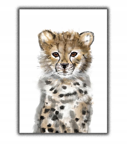 autorski gepard jungle a4 11573561258 - Allegro.pl