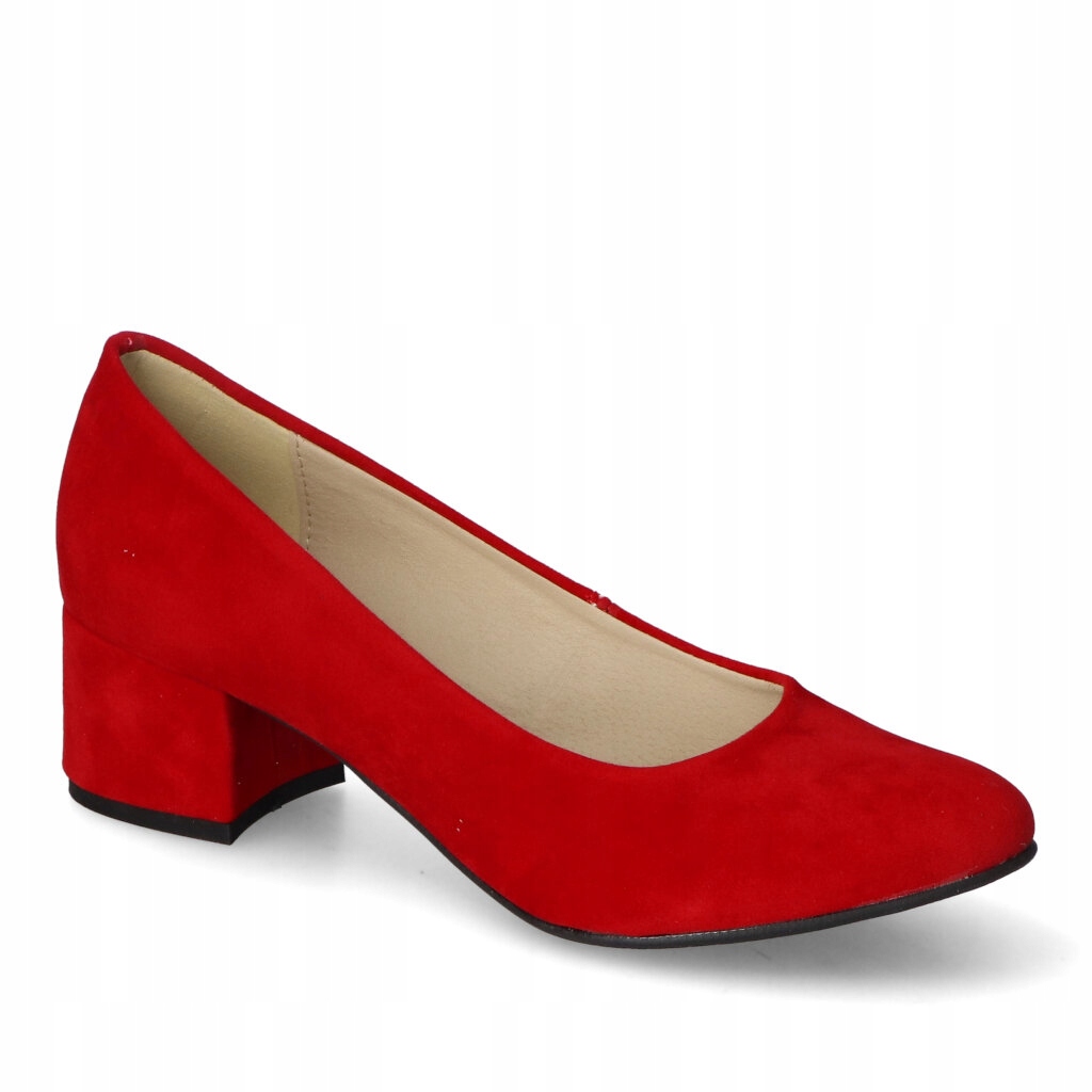 Boty Kamex-But Červené Semišové 36