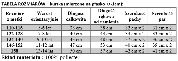 MAŁAMI KURTKA RAMONESKA SKÓROPODOBNA 158 Kolor czarny