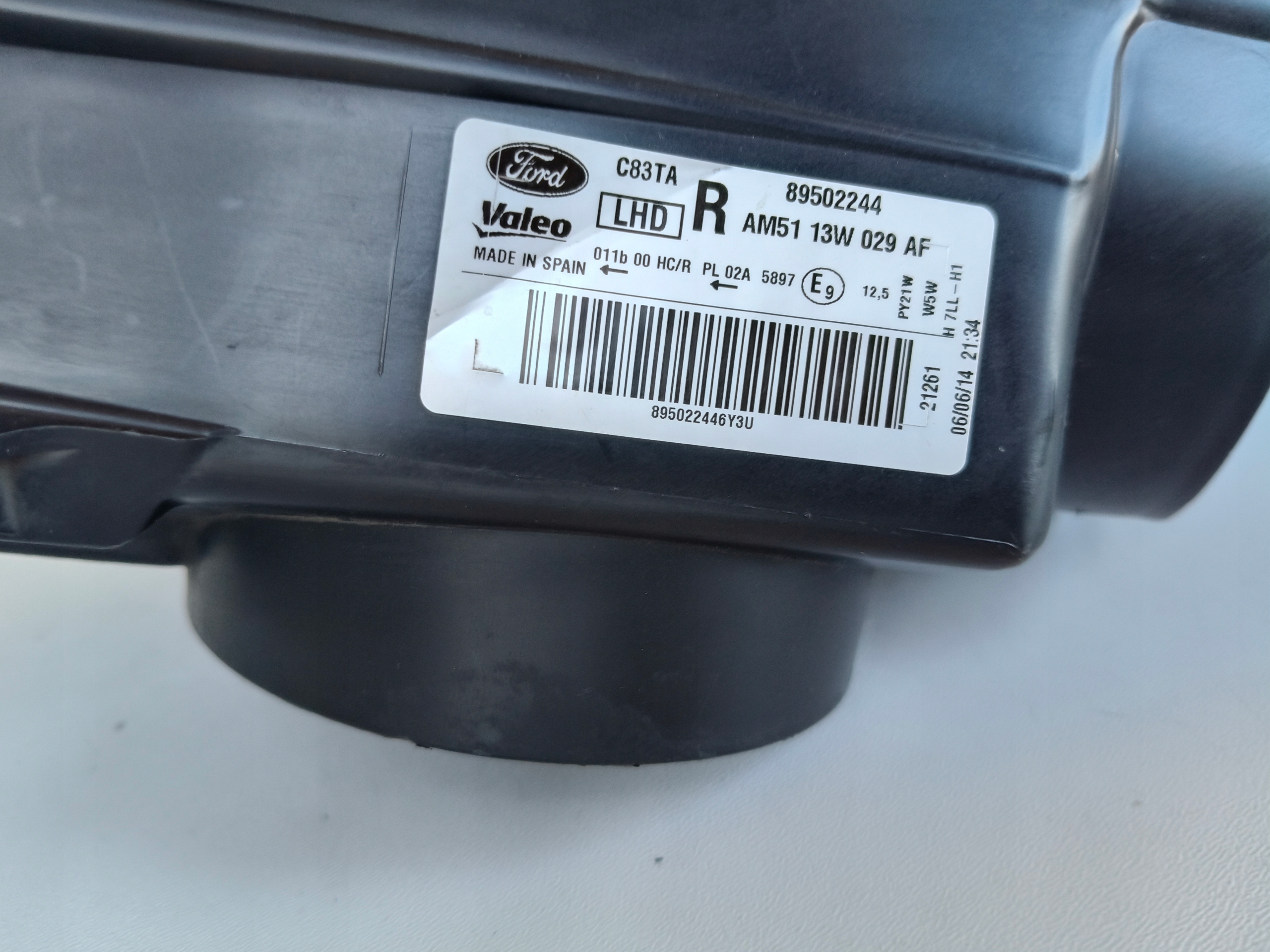 light right REFLEKTOR FORD C-MAX MK2 10-14
