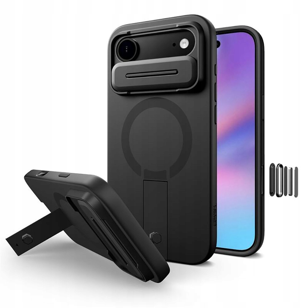 Etui do iPhone 17 Air Tech-Protect Kevlar Aura Magsafe czarne