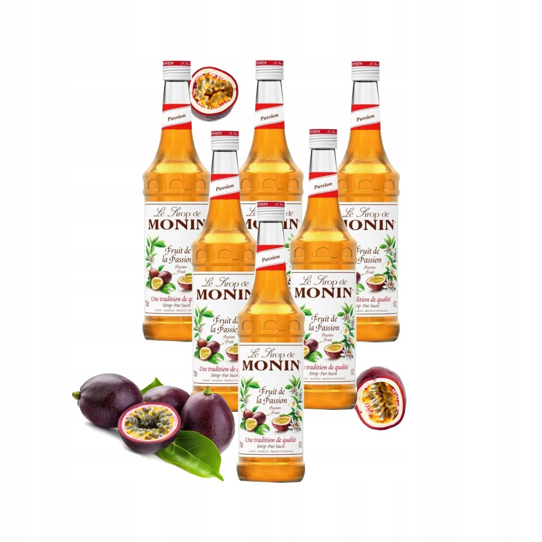 Zestaw Syrop smakowy Monin Passion Fruit marakuja 6x700ml