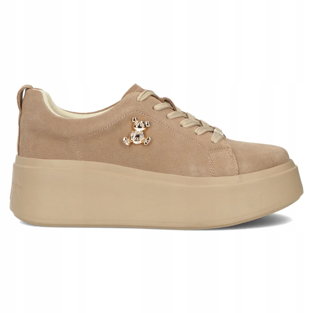 Kožené tenisky Filippo DP6246/24 Be Béžová 40, Béžová