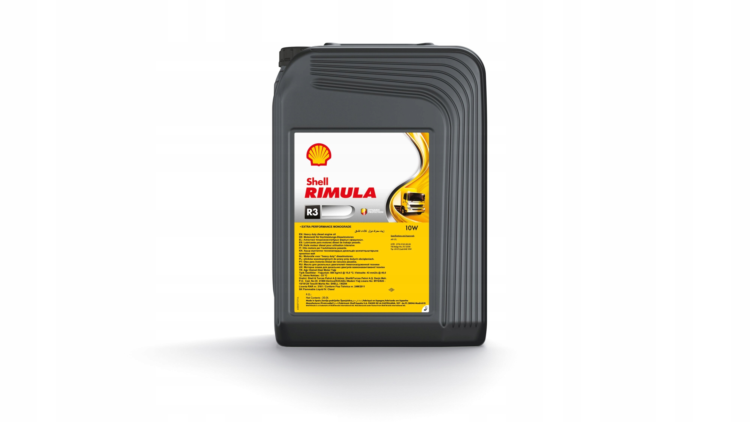 Shell Rimula R3 10W (20L)