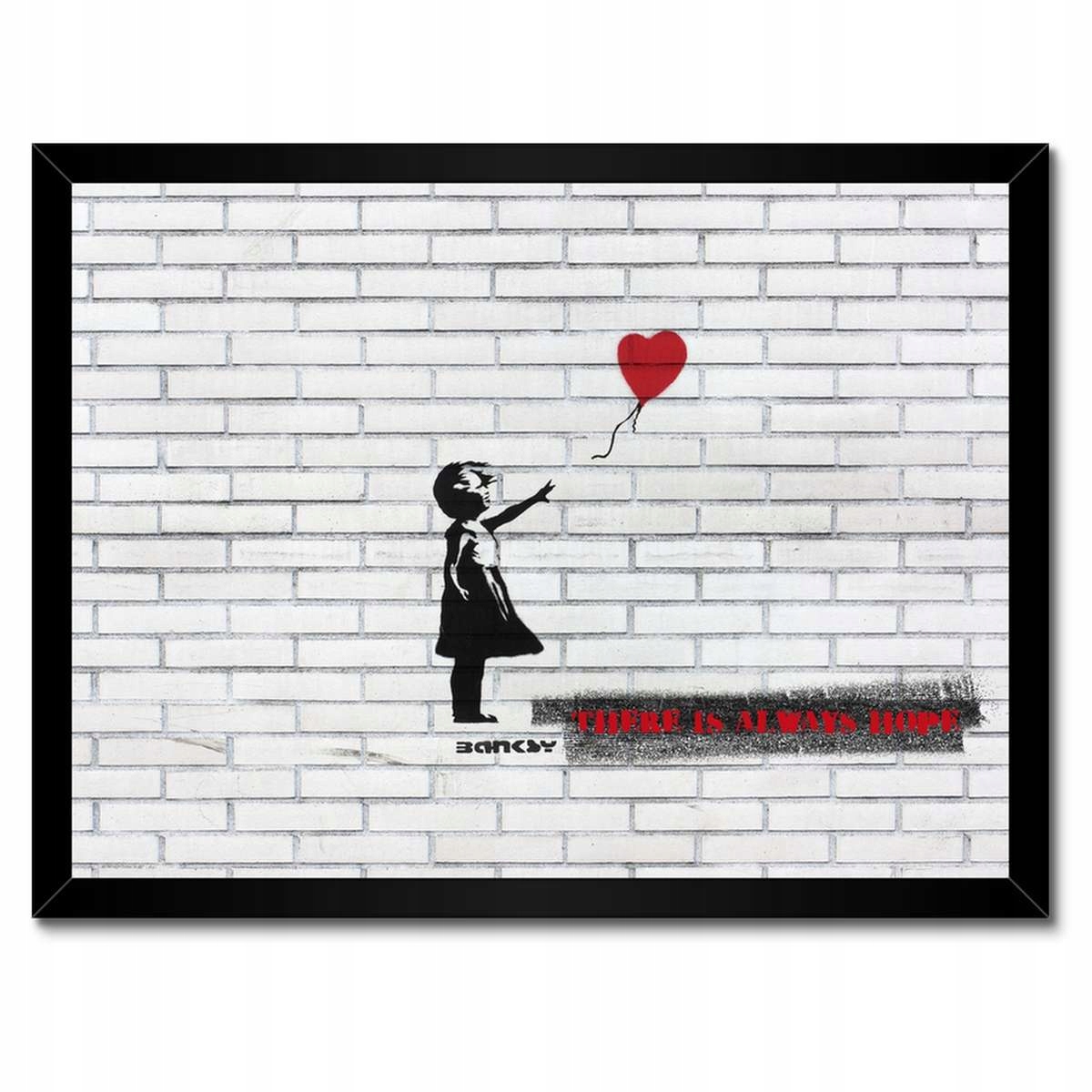 Plakáty v rámu 40x30 Theres always hope Banksy