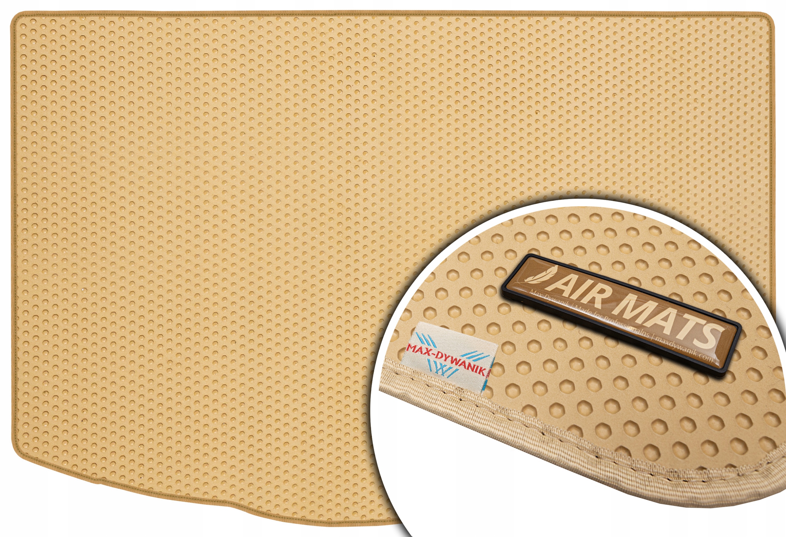 Kia Rio IV Hatchback 2017- Béžová rohož do kufru Eva Air Mats