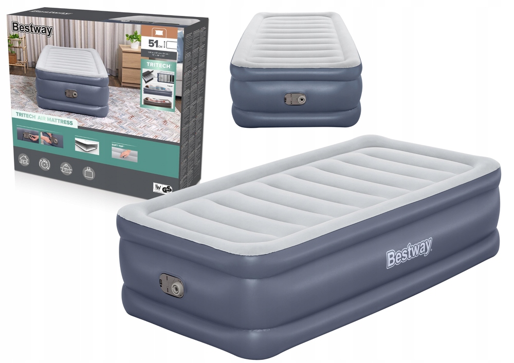 Nafukovací Matrace s pumpičkou 191 x 97 x 51 cm Bestway 6713G