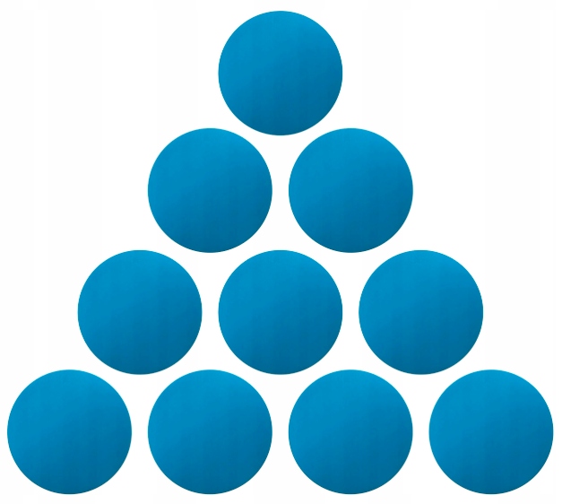 Krążek Ścierny Wodny Papier Deerfos 75mm P1000 Rzep 10 Sztuk