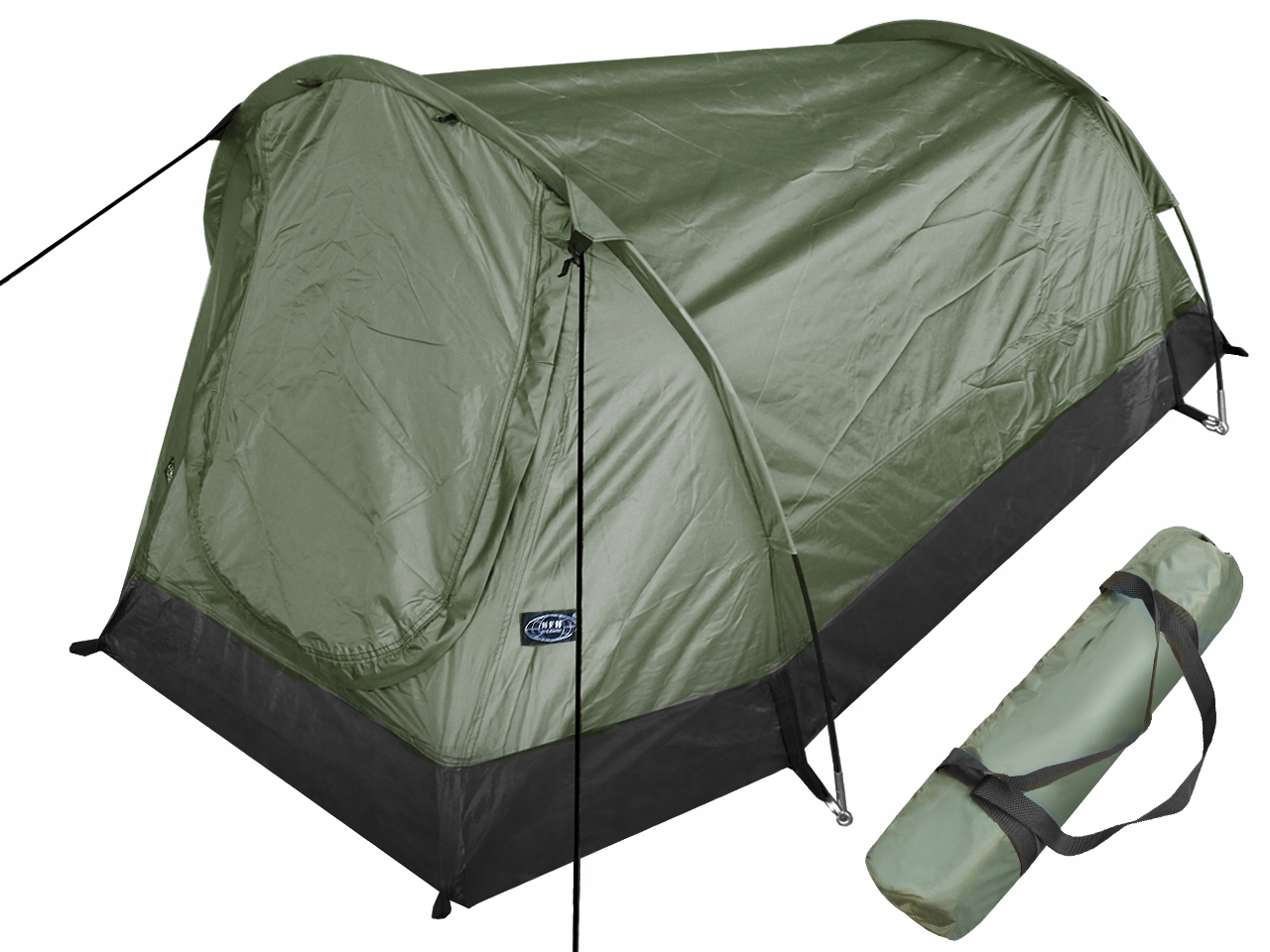 Namiot Turystyczny Wojskowy 1 Osobowy Mfh Norka Tunelowy Kempingowy Olive