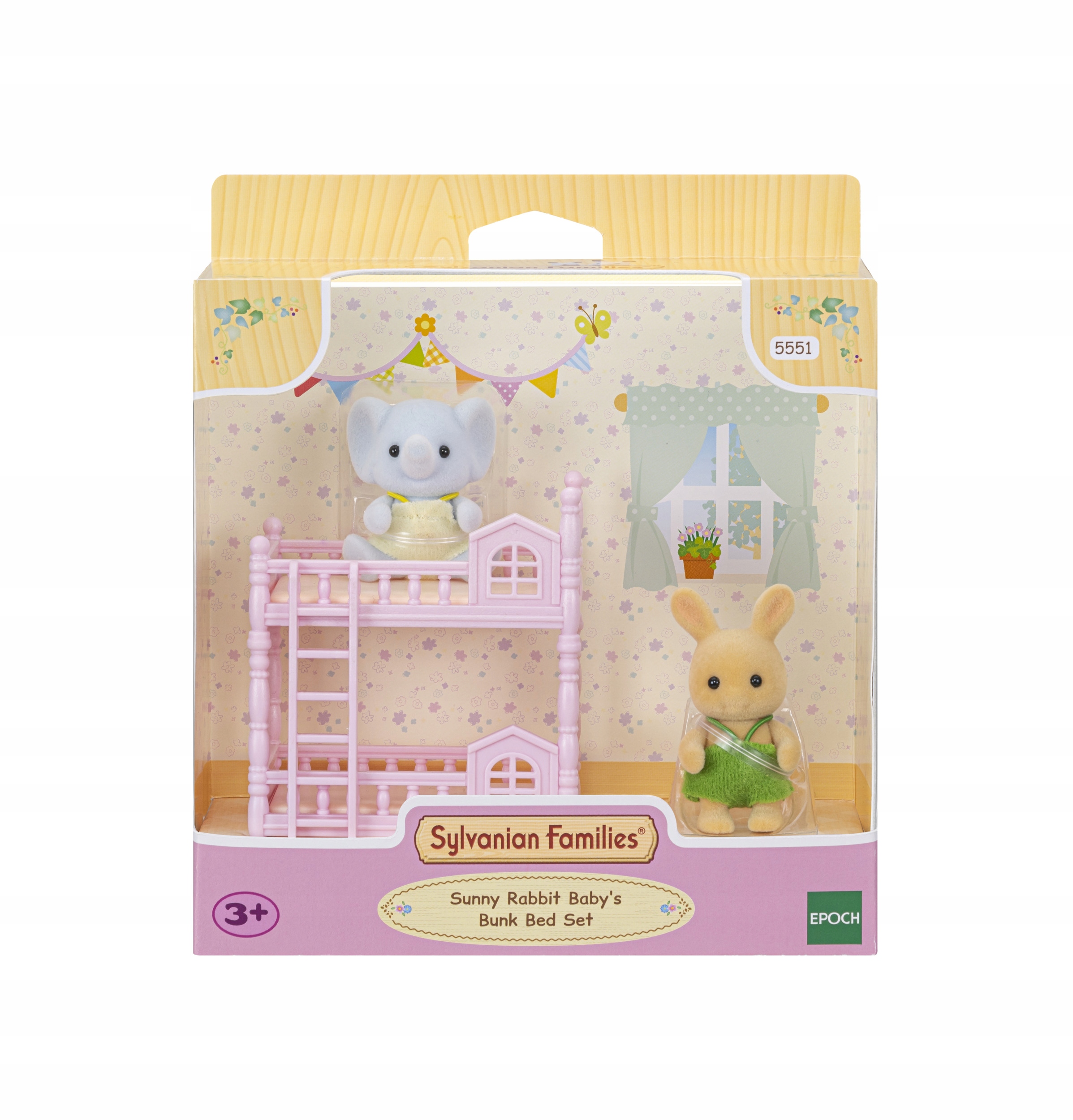 Sylvanian Families Słoneczny Królik z Łóżkiem 5551