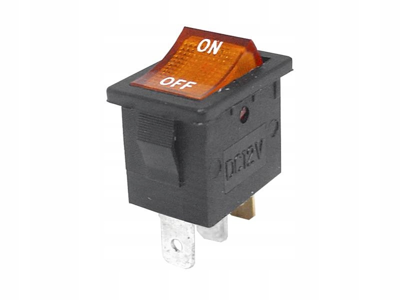 

Przełącznik Podświetlany Żółty 6A