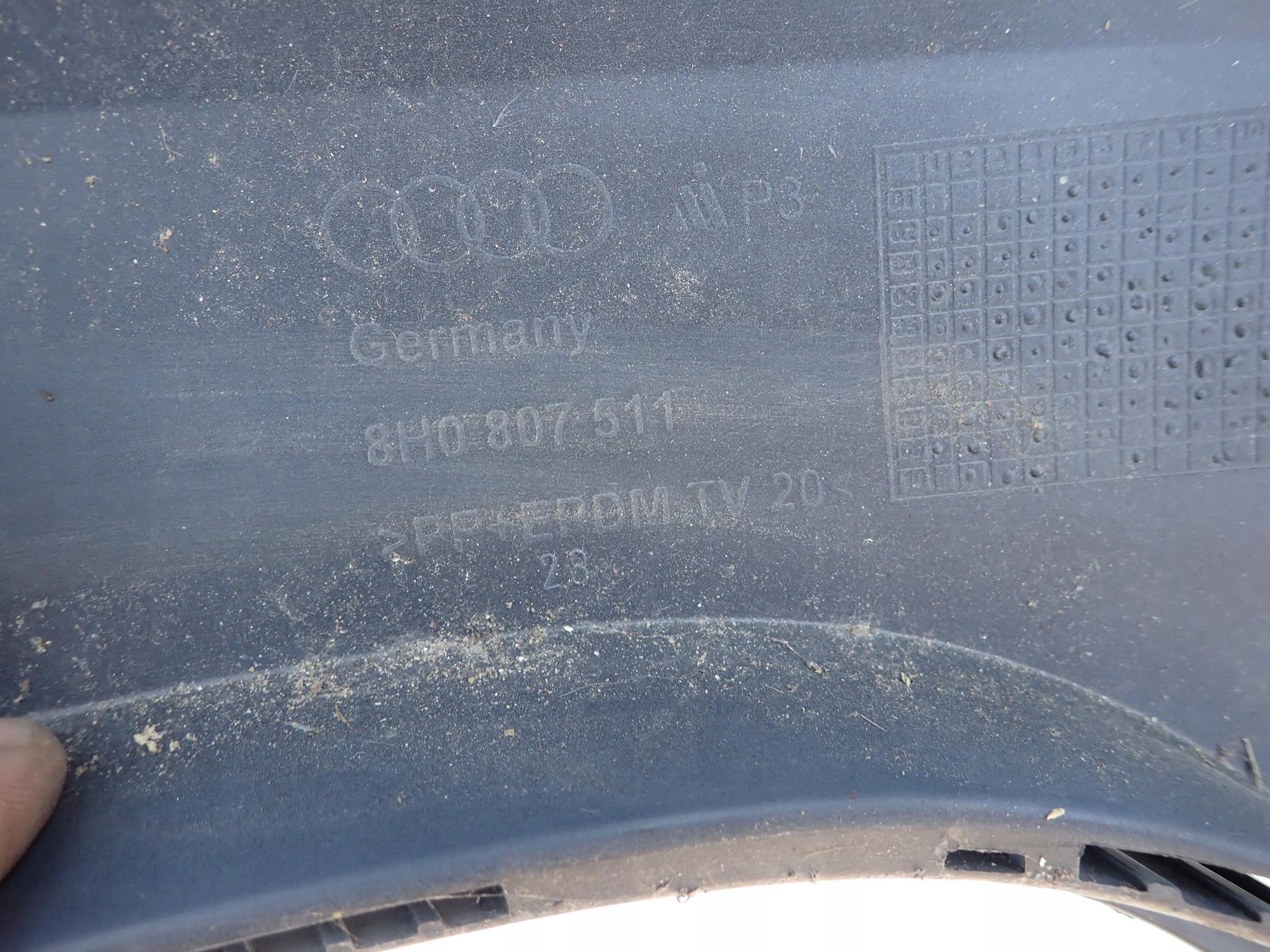 AUDI A4 B6 CABRIO 02-06 lökhárító far hátsó
