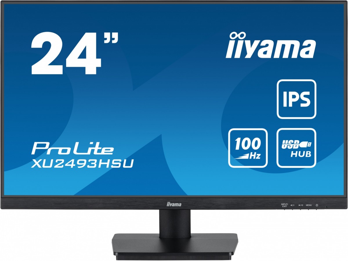 Iiyama Monitor 24 cale XU2493HSU-B7 Ips Hdmi Dp 2x2W USBx2 300cd