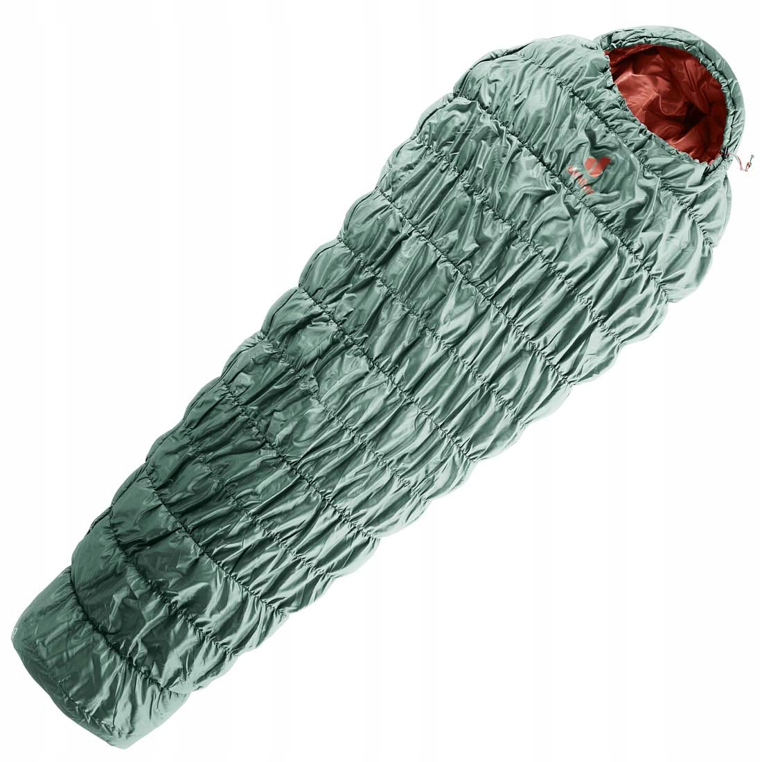 Damski śpiwór syntetyczny Deuter Exosphere +4° Sl Prawy Sage-Redwood