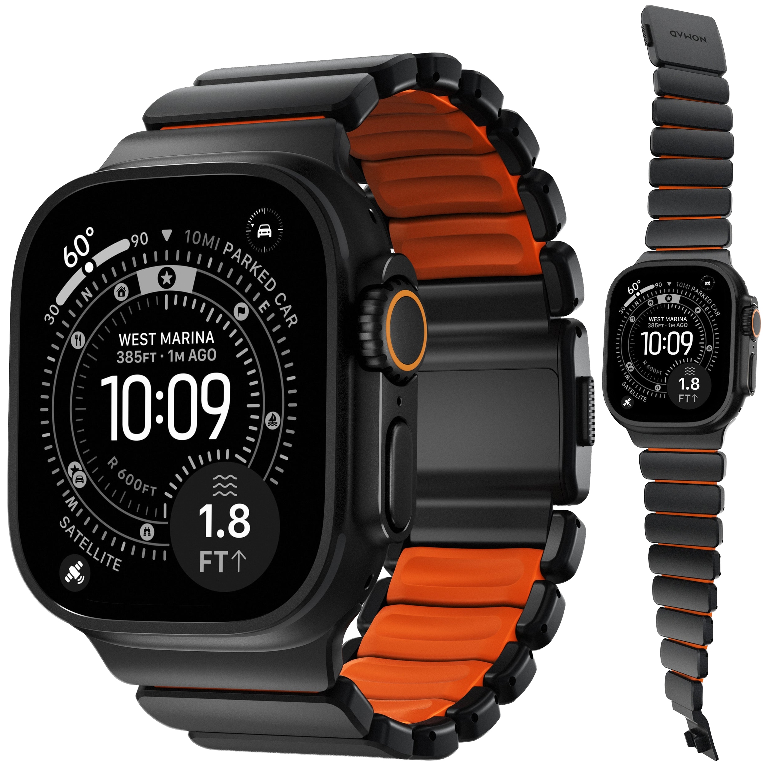 Nomad Stratos Band – Titanový náramek pro Apple Watch 49 46 45 44 mm