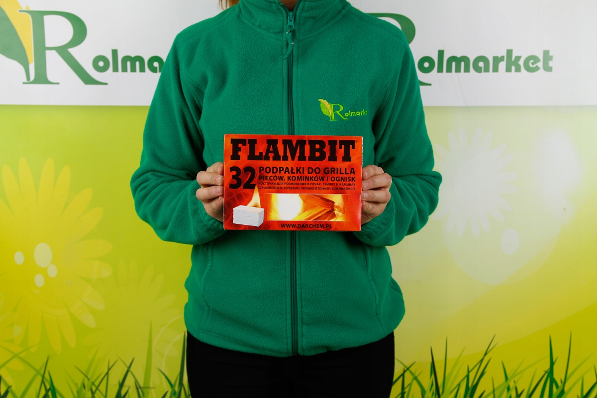PODPAŁKA ROZPAŁKA FLAMBIT DO KOMINKA PIECA GRILLA 32 KOSTKI x 24 TABLICZEK Kod producenta 5902288216881