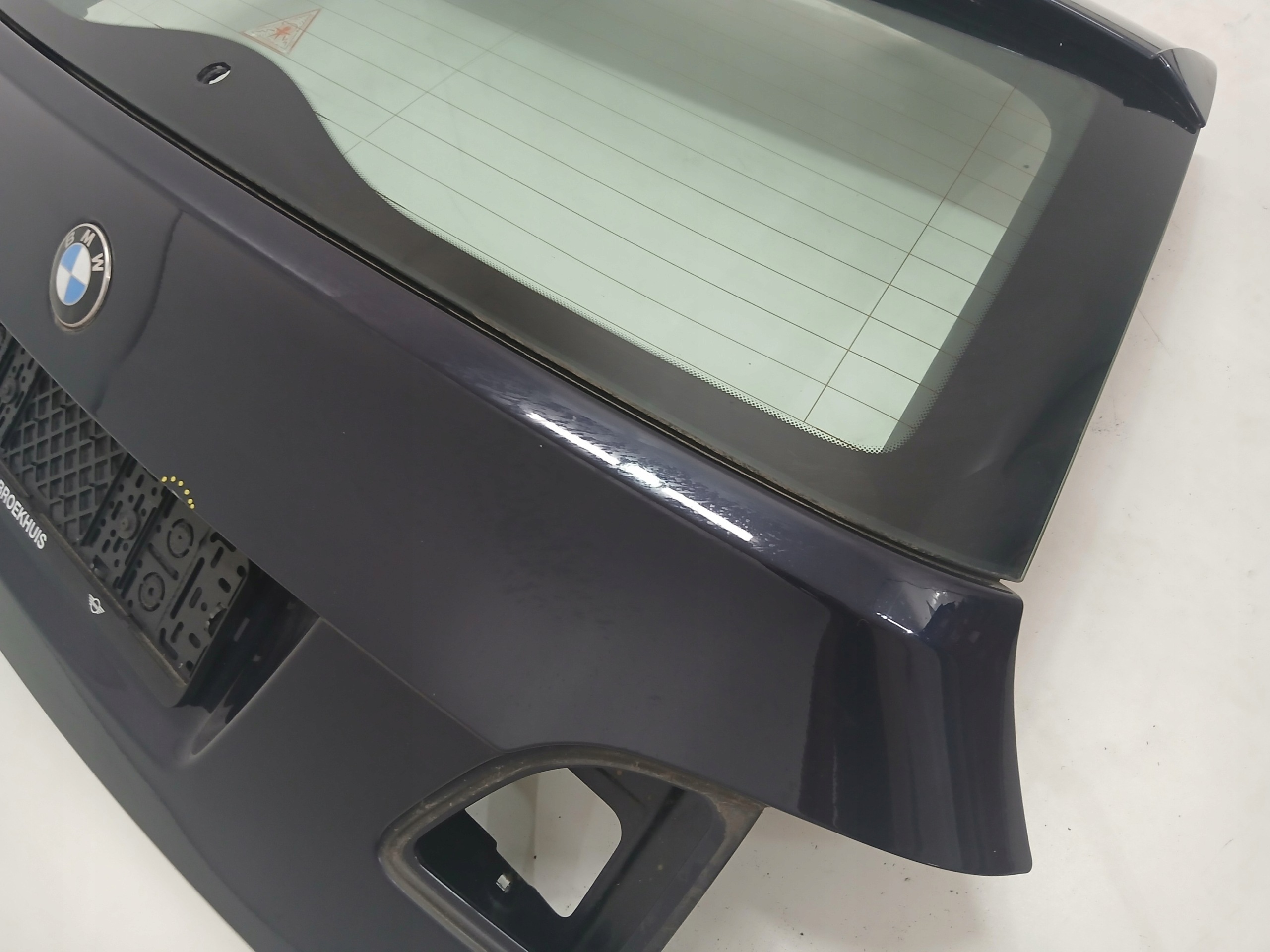 BMW E61 trunk door boot CARBONSCHWARZ