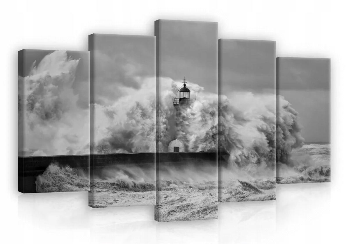 Obraz Na Plátně Canvas 100x60 Moře Vlny Bouře