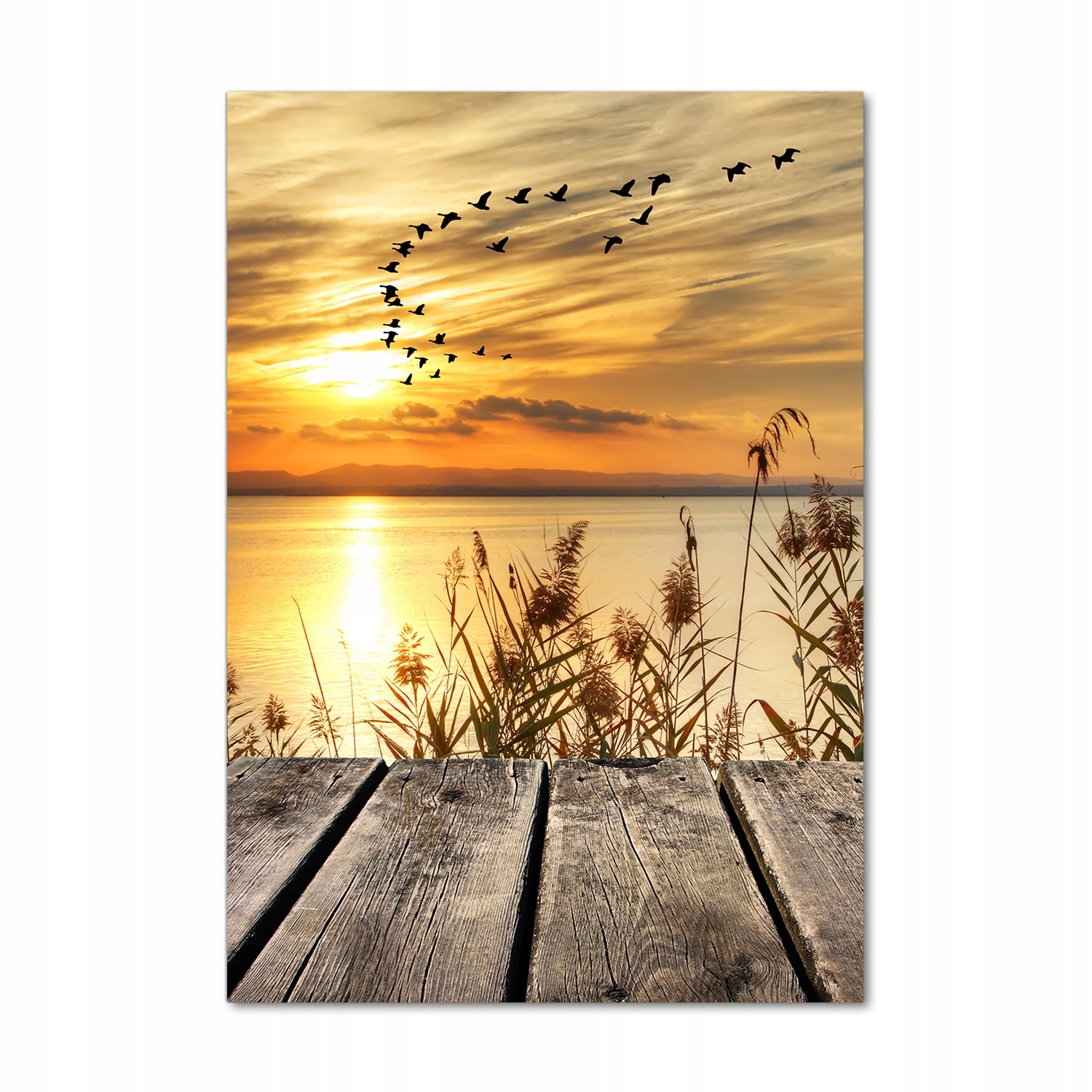 

Foto obraz szkło hartowane Zachód słońca 70x100 cm