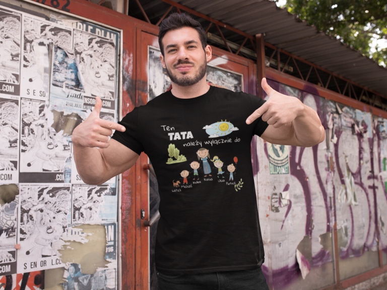 KOSZULKA T-SHIRT PREZENT NA ŚWIĘTA POD CHOINKĘ GANG KREATOR WŁASNY NADRUK Marka inna