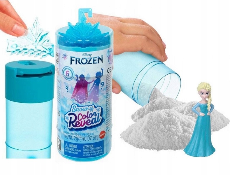 

Kraina Lodu Lalka Niespodzianka Color Reveal Snow