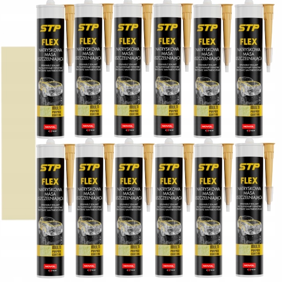 Novol Stp Flex Natryskowa Masa 12x 290ml Beżowa