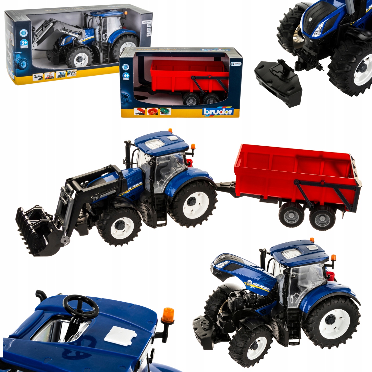 

Ciągnik New Holland T7.315 Przyczepa Wywrotka