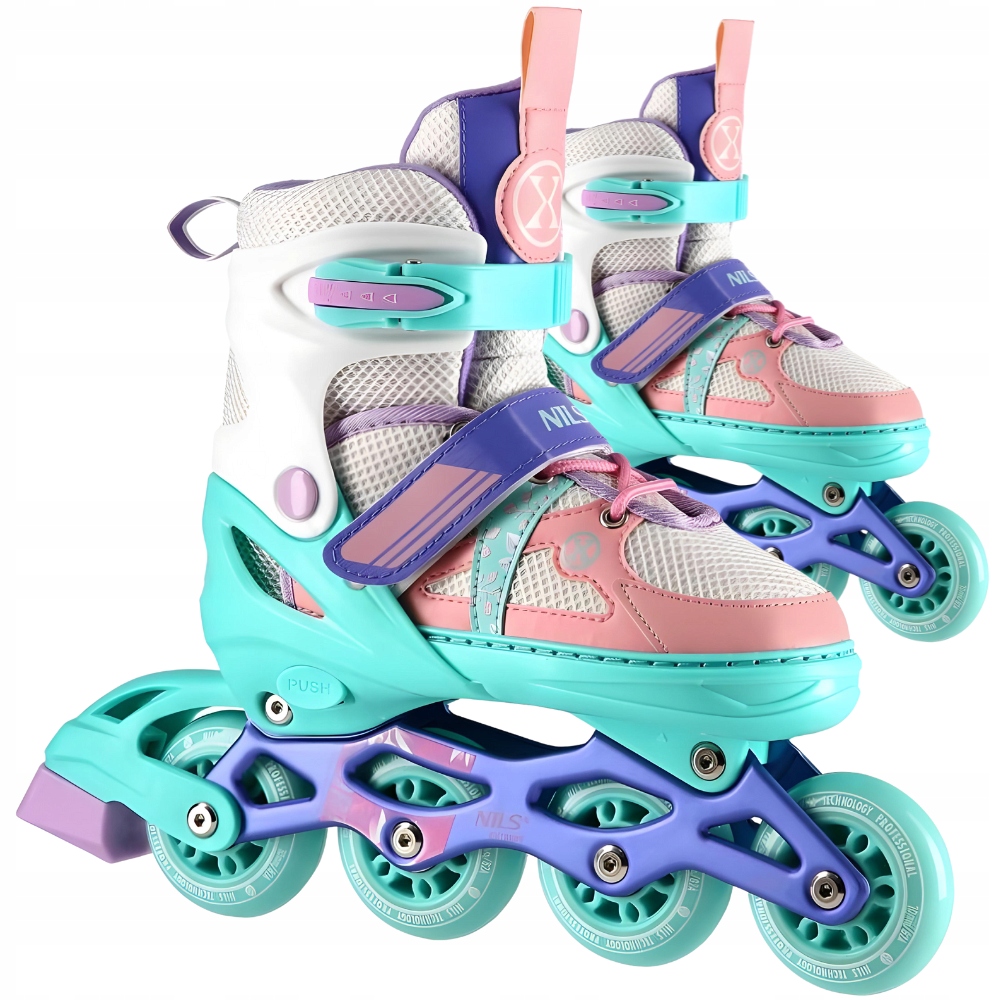 Nils Brusle 2v1 nastavitelné pro dívky, rekreační, velikost 31-34